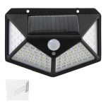 Solárna lampa so senzorom pohybu a súmraku 100 LED – Obrázok 2