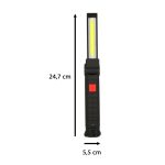 Dielenská baterka USB COB magnet dobíjateľná 1200 mAh 200 lm – Obrázok 11