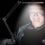LED stolová lampa USB otočné rameno 2 spôsoby upevnenia – Obrázok 14