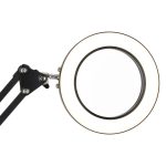 Stolná lampa LED s lupou otočné rameno s lupou 2 spôsoby upevnenia – Obrázok 9