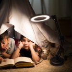 Stolná lampa LED s lupou otočné rameno s lupou 2 spôsoby upevnenia – Obrázok 14