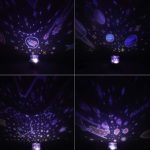 Nočné svetlo LED hviezdneho projektora USB otočné 6 motívov diaľkové ovládanie králik – Obrázok 11