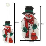 LED závesné svetlá Vianočná dekorácia snehuliak 45cm – Obrázok 6