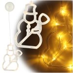 LED závesné svietidlá Vianočná dekorácia snehuliak 49cm 10 LED diód – Obrázok 2