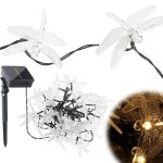 Solárne záhradné osvetlenie vážky 6,5 m 30LED teplá biela – Obrázok 7