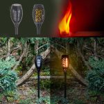 Solárne záhradné svietidlá 12LED 4ks. – Obrázok 7