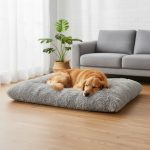 Podložka do pelechu pre psa XXL sivá 110x75cm – Obrázok 9