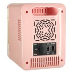 Cestovná elektrická mini chladnička do auta na potraviny kozmetiku ohrev chladenie 2v1 4L ružová – Obrázok 8