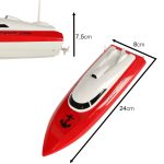 RC loď 4CH mini CP802 červená – Obrázok 7