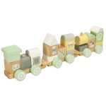 Lulilo Train drevený vlak pastelový – Obrázok 2