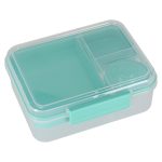 Obedový box na raňajky s priehradkami rozdelený 2200ml mäta – Obrázok 2