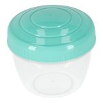 Obedový box na raňajky s priehradkami rozdelený 2200ml mäta – Obrázok 10