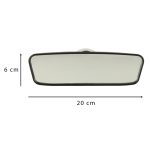 Širokouhlé spätné zrkadlo s prísavkou 20 cm – Obrázok 3