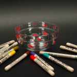Akrylové fixy na textílie kamenné fixy DIY vodotesné fixy 12 ks. – Obrázok 8