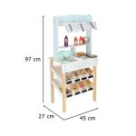 LULILO Melo drevený stánok supermarketu s pokladňou – Obrázok 14
