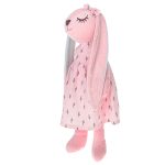 Plyšový králik maskot ružový 52cm – Obrázok 7