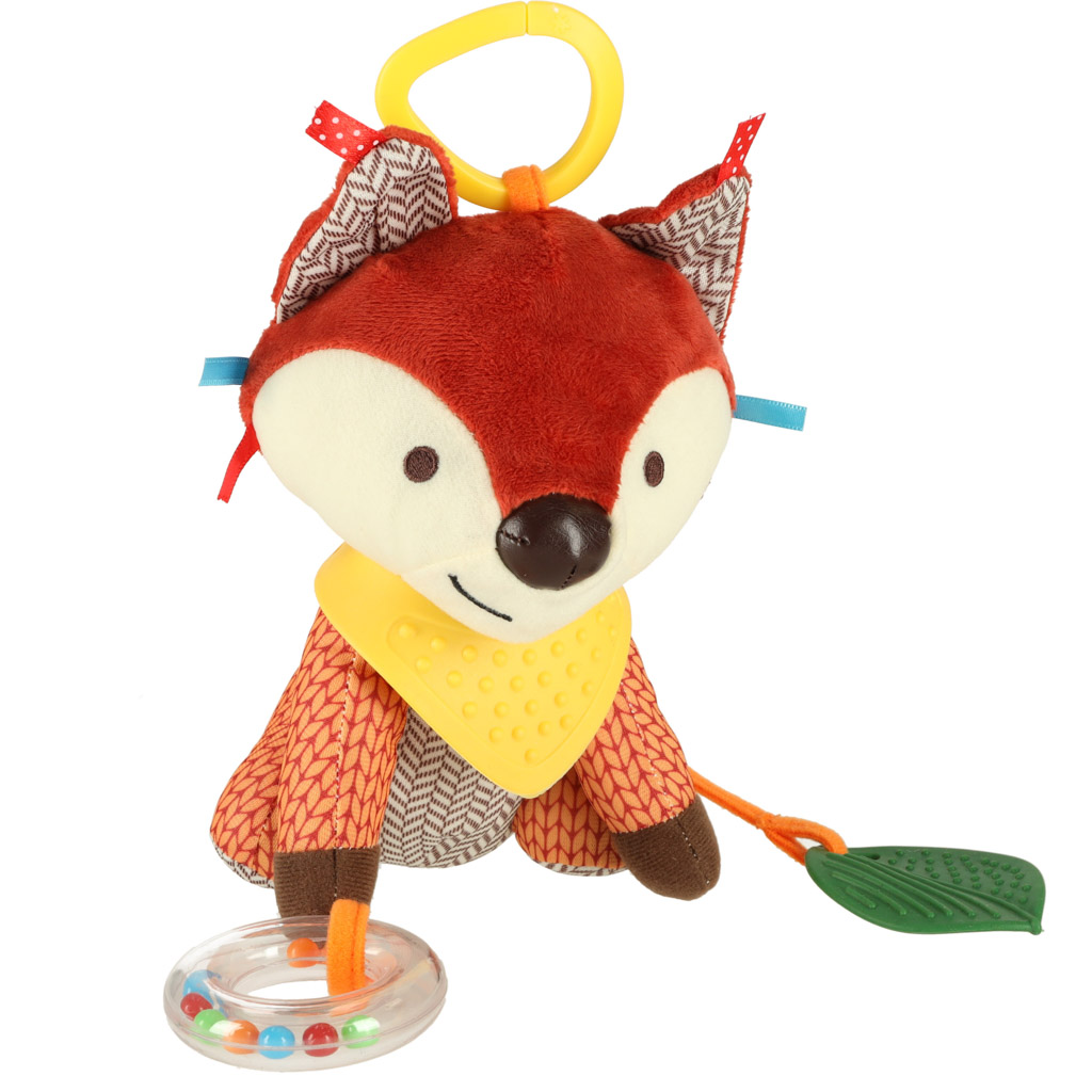 Maskotka-sensoryczna-zawieszka-do-wozka-lisek-147968 Senzorický maskot líška na zavesenie kočíka – Obrázok 1