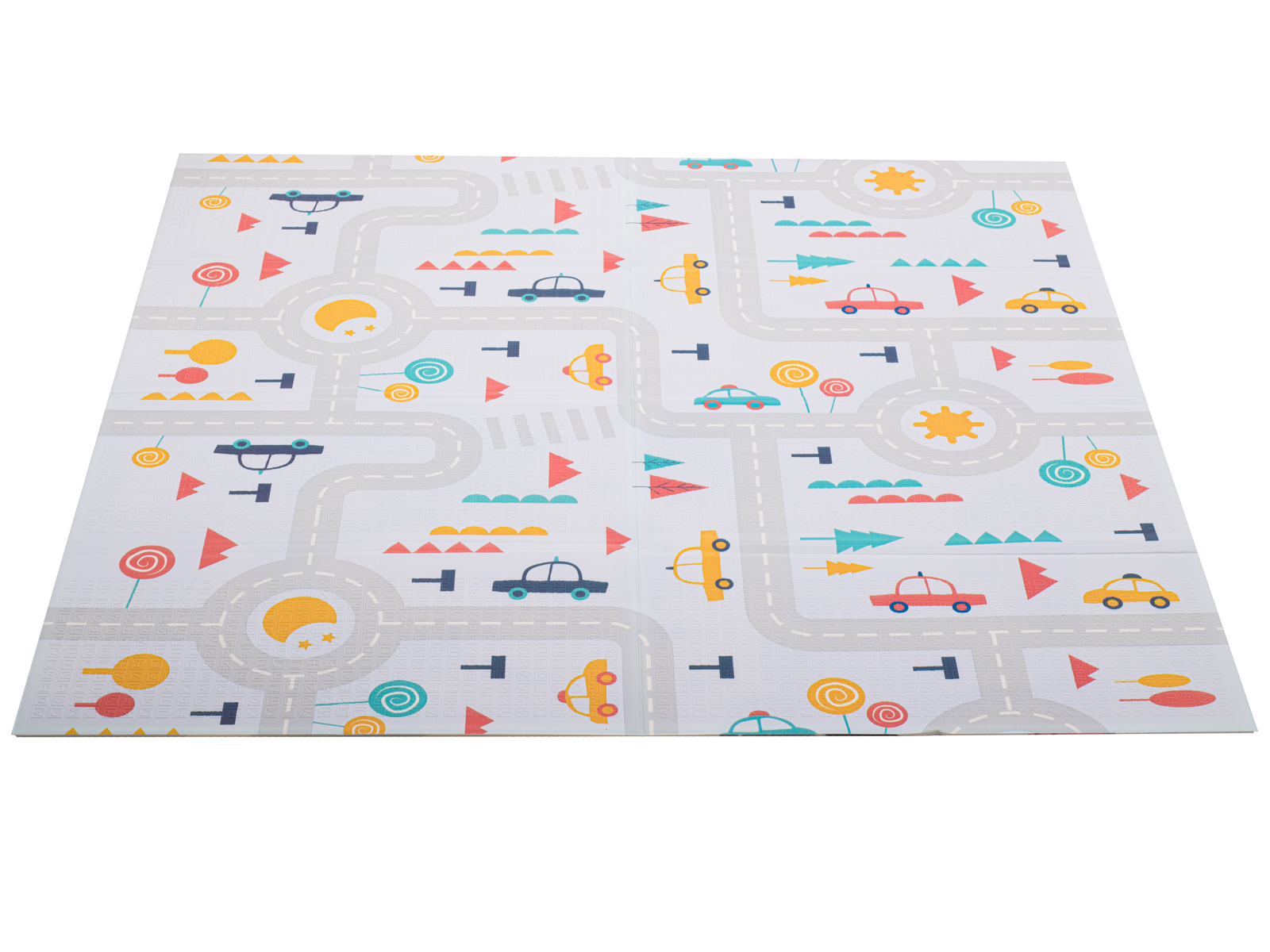 Mata-edukacyjna-dla-dzieci-ulica-las-177x158x0-8cm-934331 Vzdelávacia podložka pre deti ulica/les 177x158x0,8cm – Obrázok 1