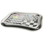 Nafukovacia podložka do vody s kontrastnými čiernymi a bielymi vzormi 65 cm x 50 cm – Obrázok 5