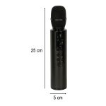Bezdrôtový karaoke mikrofón Bluetooth čierny – Obrázok 8