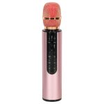 Bezdrôtový karaoke mikrofón Bluetooth ružový – Obrázok 2