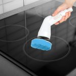 Rotačný mop s elektrickou čistiacou kefou s 9 hlavicami – Obrázok 13