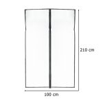 LUARO magnetická sieť na dvere robustný silný magnet 100x210cm – Obrázok 12