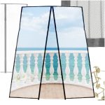 LUARO magnetická sieť na dvere robustný silný magnet 110x210cm
