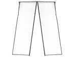Moskytiéra magnetická sieť na dvere 110x220cm – Obrázok 2