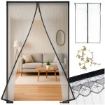 Moskytiéra magnetická sieť na dvere 110x220cm – Obrázok 13