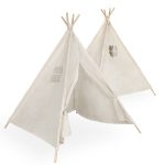 Indiánsky stan pre deti Tipi Wigwam 135cm – Obrázok 2