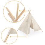 Indiánsky stan pre deti Tipi Wigwam 135cm – Obrázok 5