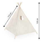 Indiánsky stan pre deti Tipi Wigwam 135cm – Obrázok 6