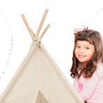 Indiánsky stan pre deti Tipi Wigwam 135cm – Obrázok 12