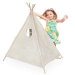 Indiánsky stan pre deti Tipi Wigwam 135cm – Obrázok 13