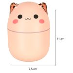Zvlhčovač vzduchu olejový difuzér Kitty pink – Obrázok 11