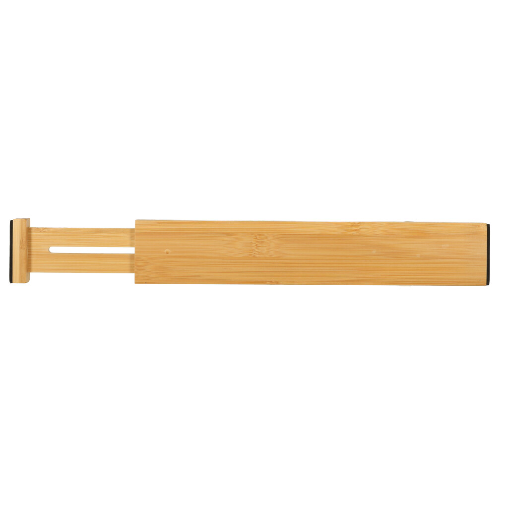 Organizer-do-szuflady-regulowany-separator-bambusowy-43x6x1-5cm-1-sztuka-135173 Organizér do zásuvky nastaviteľný bambusový oddeľovač 43x6x1,5cm 1 kus – Obrázok 1