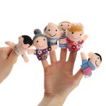 Plyšové maňušky na prsty 6ks – Obrázok 6