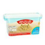 Kinetický piesok vo vedierku 1 kg formy béžová – Obrázok 8