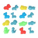 Kinetický piesok vo vedierku 1 kg formy modré – Obrázok 5