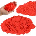 Kinetický piesok 1 kg vo vrecku červený
