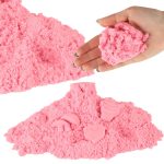 Kinetický piesok 1 kg vo vrecku ružový