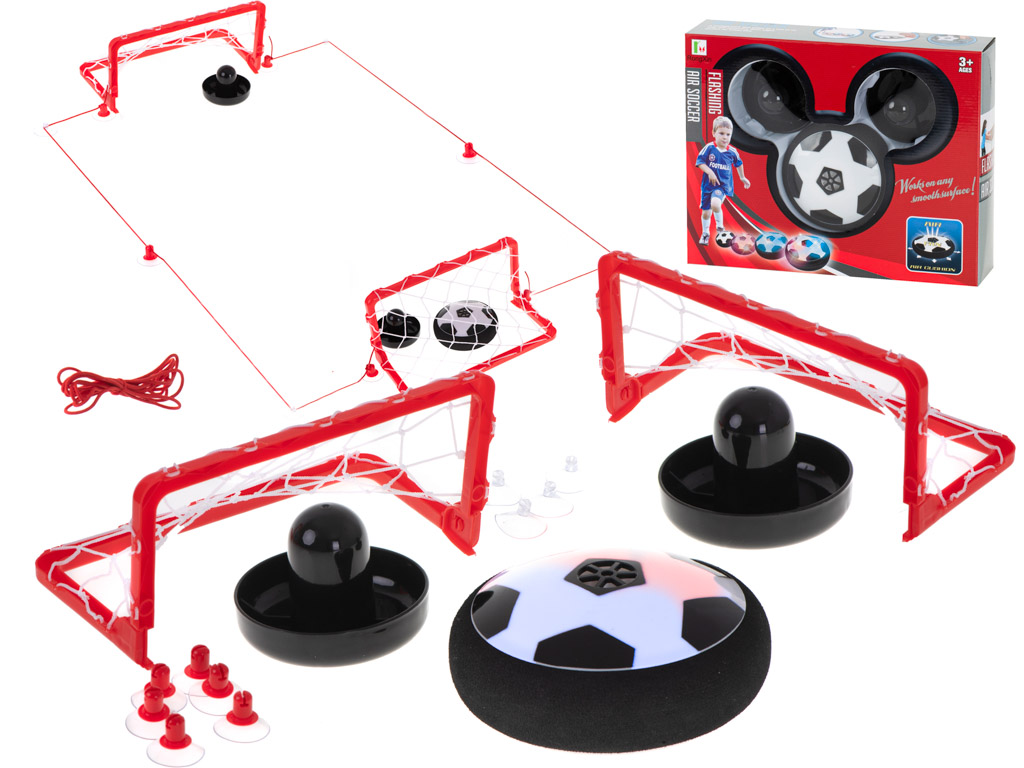 Pilka-latajaca-Hoverball-na-stol-swiecaca-bramki-1054601 Svetelný stolový loptička Hoverball + ciele – Obrázok 1
