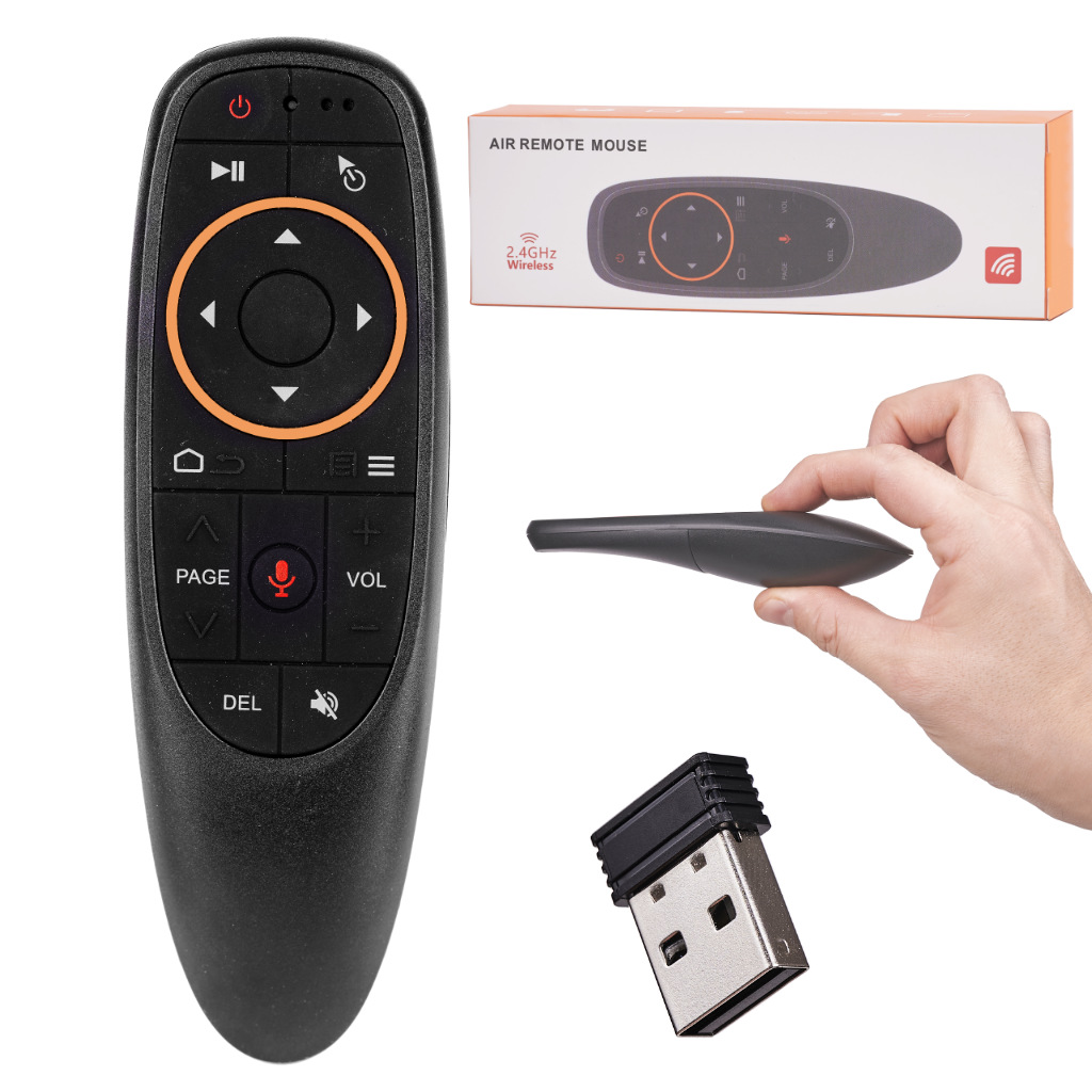 KX5656 Pilot Air Mouse G10 Smart TV Box Mikrofon X9 1 Myš Pilot Air G10 Smart TV Box Mikrofón X9 – Obrázok 1
