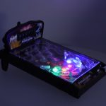 Arkádový herný stôl Pinball flipper so svetlami a hudbou – Obrázok 6