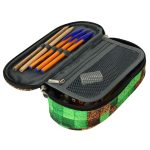 Polstrované puzdro na ceruzky s chlopňou Pixel Cubes – Obrázok 6