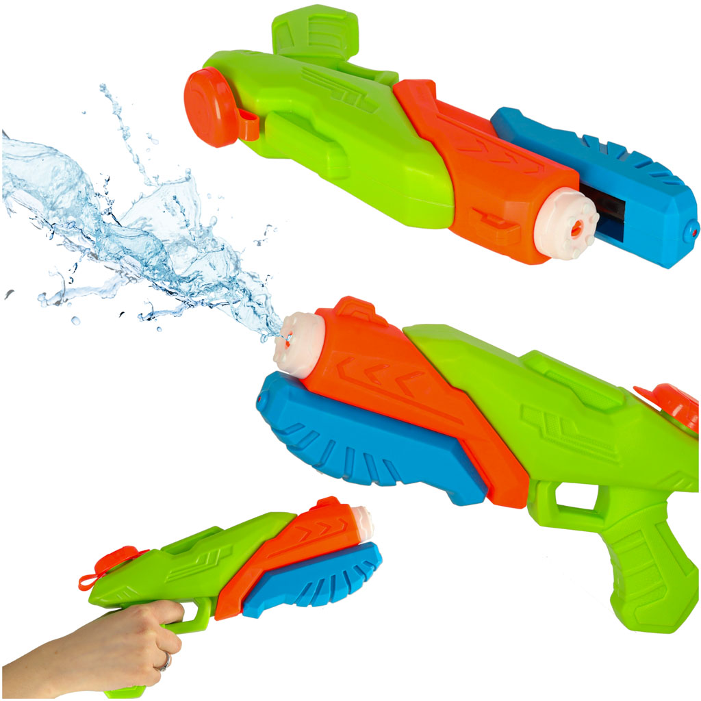 Pistolet-na-wode-wyrzutnia-wodna-400ml-zielony-165475 Vodná pištoľ na vodu 400 ml zelená – Obrázok 1