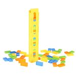 Lokomotíva Vlak Skladačka domino vlak červená – Obrázok 13