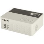 Detský prenosný projektor LED TFT LCD 16:9 1920x1080 USB 20W biely – Obrázok 4