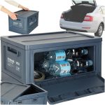 Organizér na batožinu kempingový box námornícka modrá